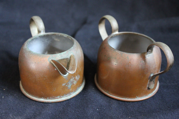 Coppercraft Guild Cream & Sugar Cup Set