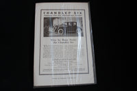 1920 Chandler Six Coupe Black & White Print Ad