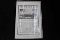 1920 Chandler Six Dispatch Black & White Print Ad