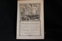 1920 Willys-Knight 88-8 Black & White Print Ad