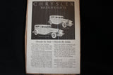 1931 Chrysler Sixes & Eights Black & White Print Ad