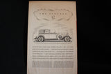 1932 Lincoln 12 Black & White Print Ad