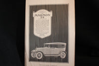 1919 Marmon 34 Black & White Print Ad