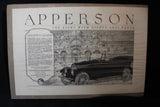 1920 Apperson Black & White Print Ad