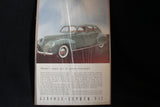 1938 Lincoln-Zephyr Color Print Ad