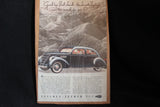 1937 Lincoln-Zephyr Color Print Ad