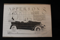 1919 Apperson Black & White Print Ad