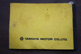 Yamaha YSR50T Owner Manual - Used